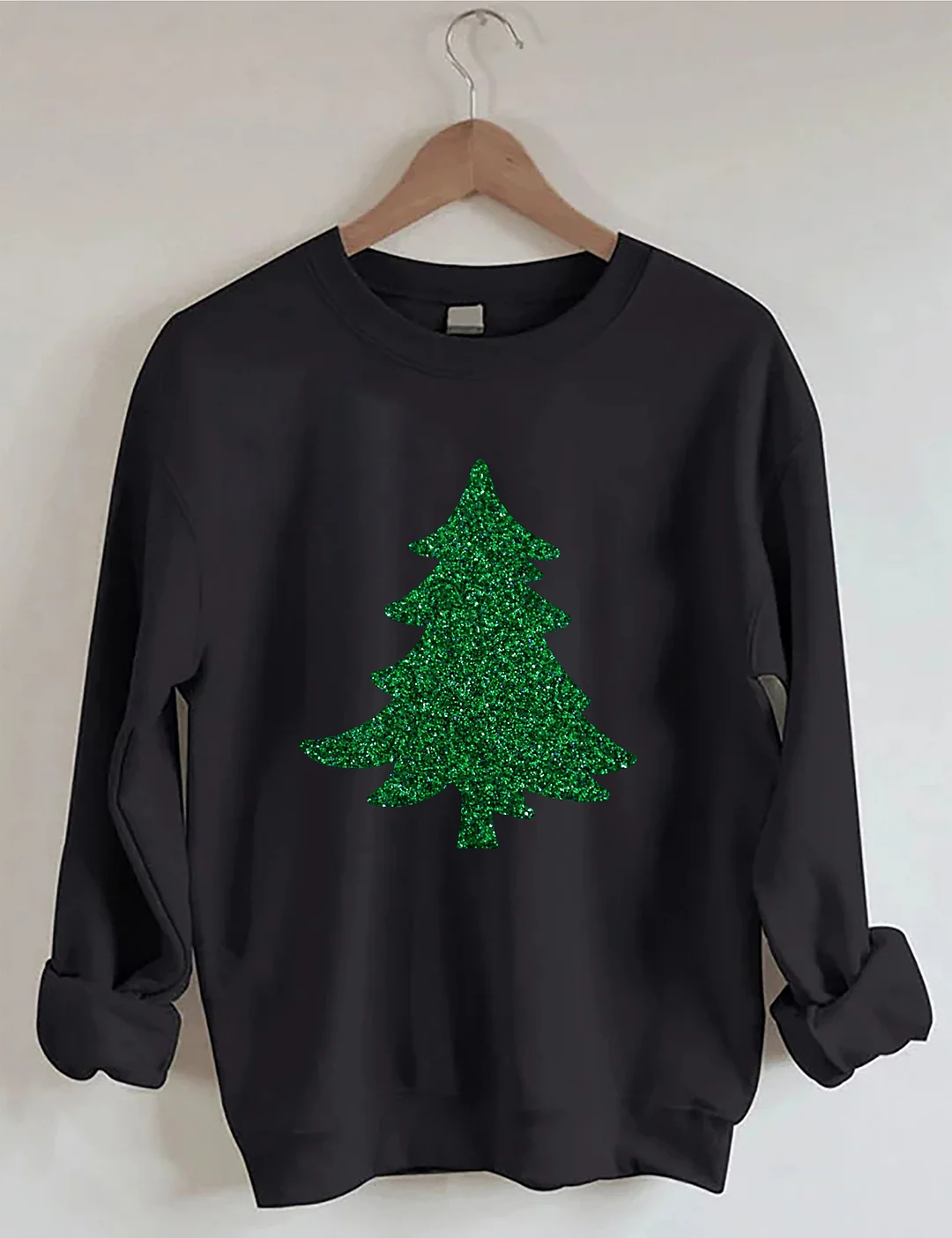 Glitter Sparkly Christmas Tree Sweatshirt