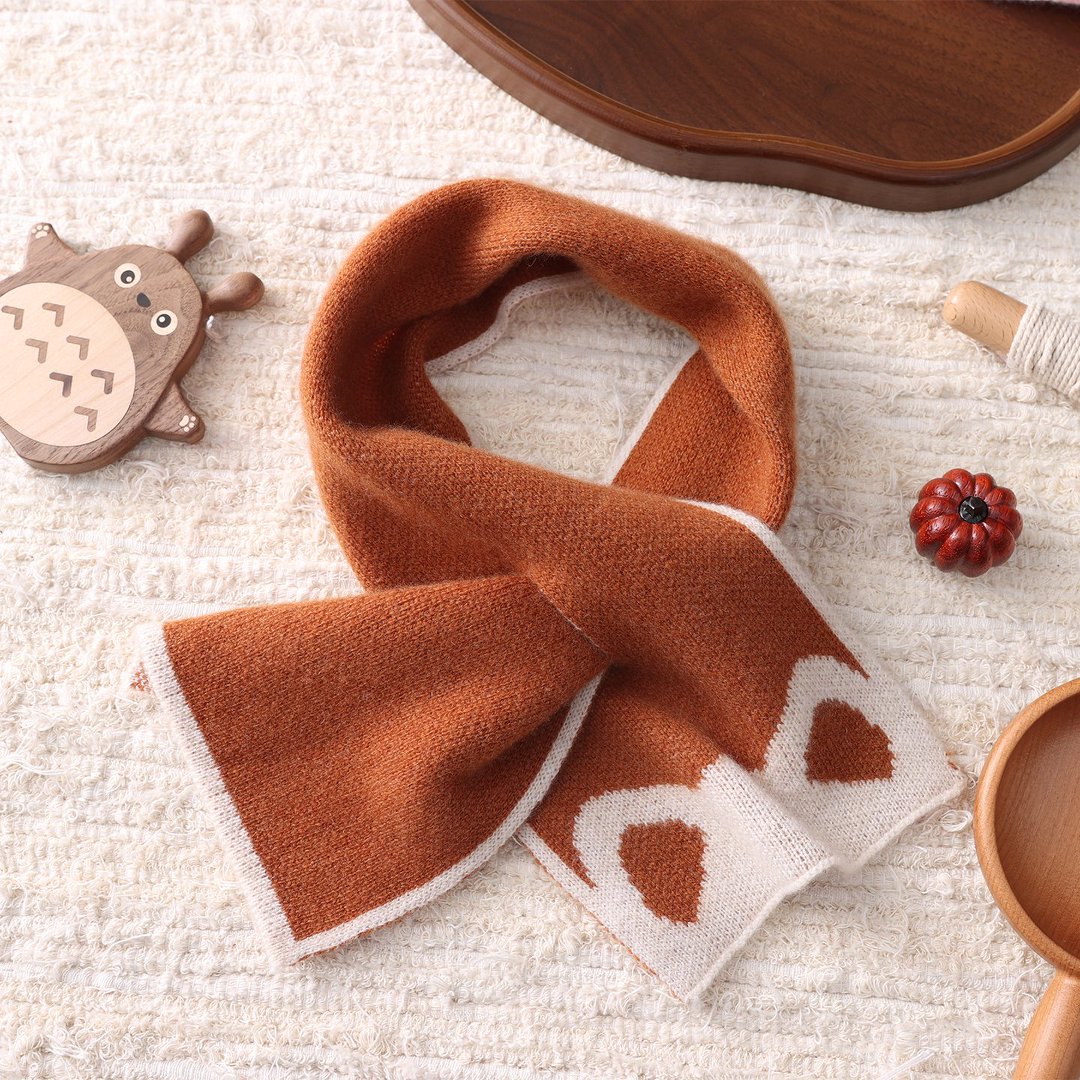 Kid's Animal-Themed Cashmere Scarf REAL SILK LIFE