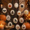 Halloween Embroidery Ornament Kit &ndash; DIY Hanging Ornaments with Jingle Bells (Set of 12,Beginner-Friendly) tapestrymarket
