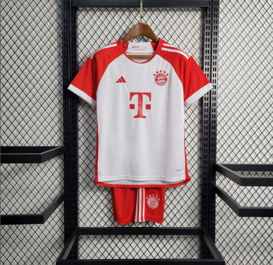 23/24 Bayern Munich Home Kids Kit Thailand version football jersey