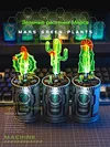 Mechanical Party Mars Green Plant Metal Assembly Model 3D Stereo Jigsaw Puzzle Toys Plug-in Adult Trendy Play Building Blocks Ornaments