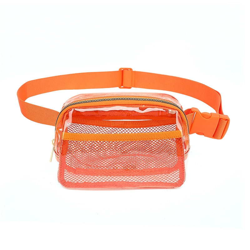 Unisex Basic Classic Style Solid Color Nylon Waist Bags