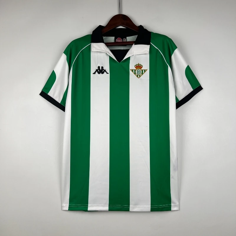 Retro 1998-99 Real Betis Soccer Jersey Home
