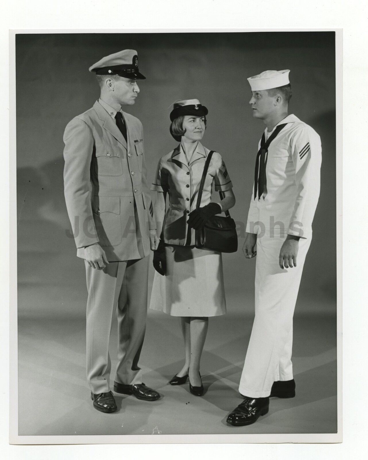 United States Navy - Vintage 8x10 Publication Photo Poster paintinggraph - Navy Uniforms