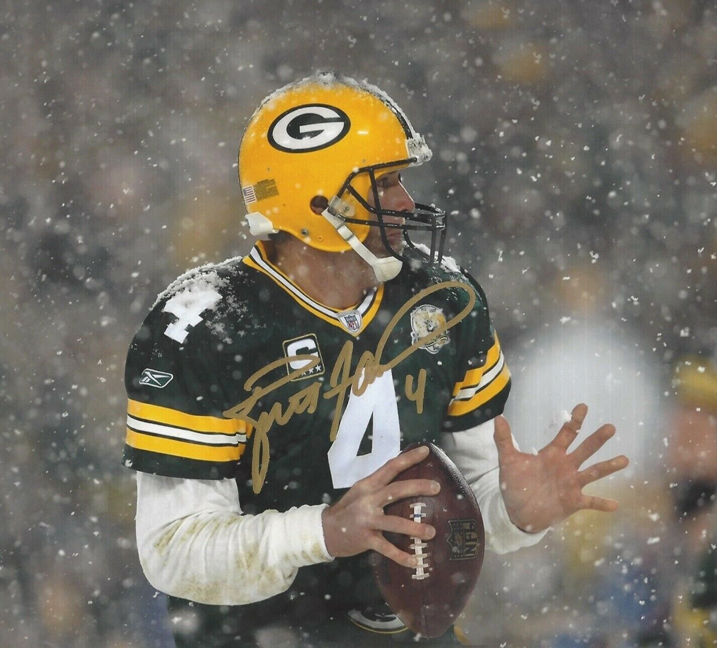 Brett Favre Packers Signed Autographed 8X10 Photo Poster painting HOF REPRINT