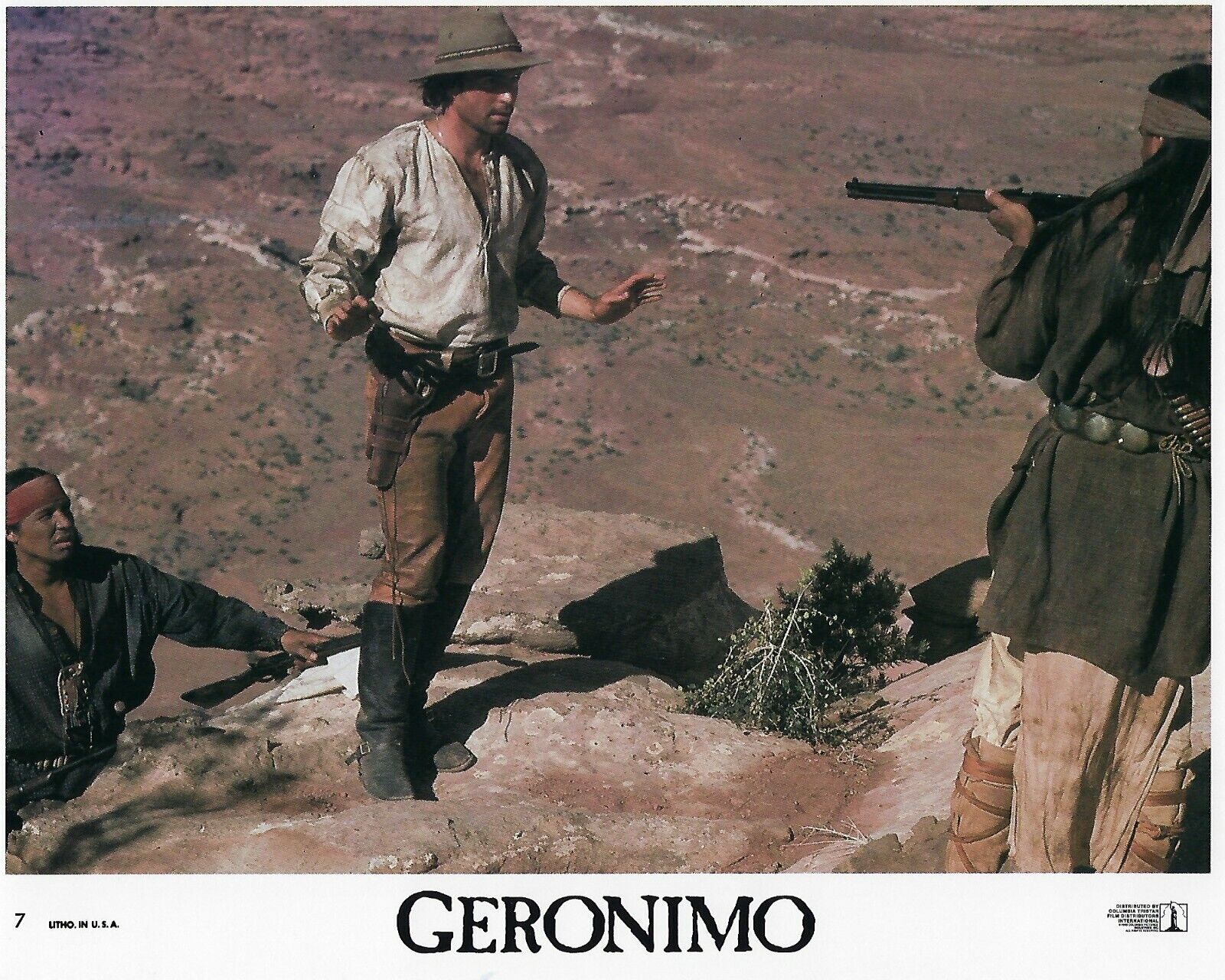 Geronimo Original 8x10 Lobby Card Poster Photo Poster painting 1993 Studi Damon Duvall Patric #7