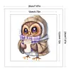 Owl - 18CT Stamped Cross Stitch 20*20cm/7.87*7.87in