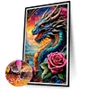 Dragon-Full Round Diamond Painting(30x50cm)