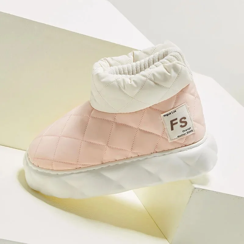 Yyvonne Waterproof Snow Boots Women 2023 Winter Warm Thicken Plush Lined Cotton Shoes Woman Thick Bottom Platform Ankle Boots