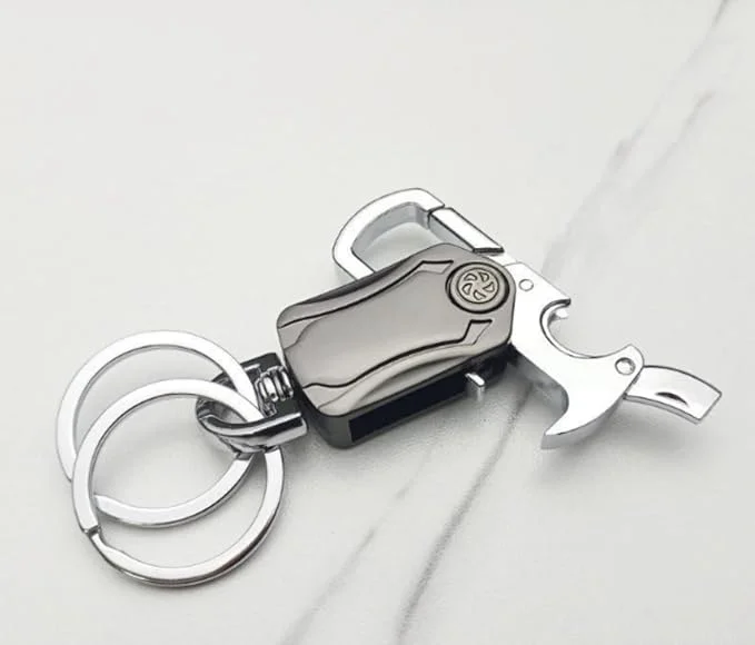 Multi-Function Knife Fingertip Spinner Metal Keychain