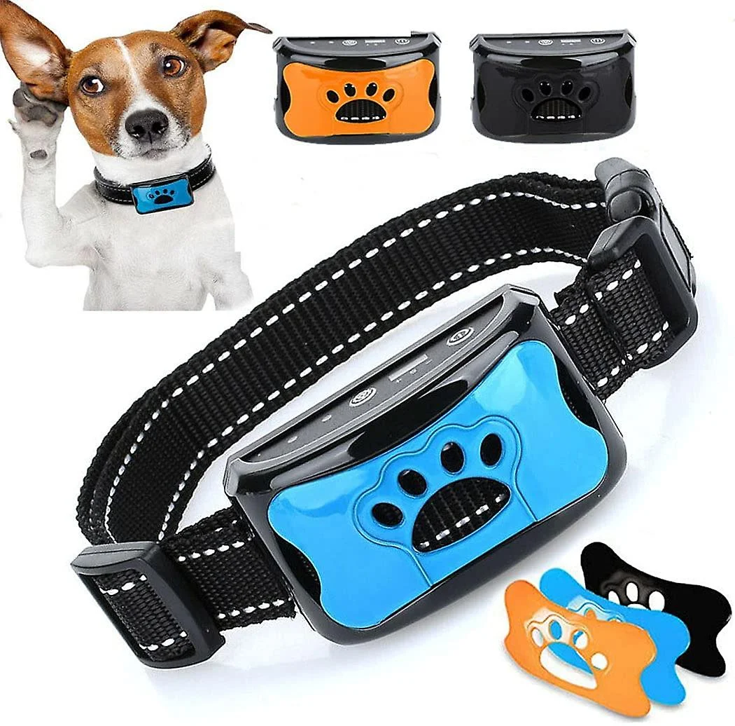 3 In1 Anti Bark Dog Collar Excessive Barking Device Safe Harmless & Humane Anti-bark Training For Small Dogs