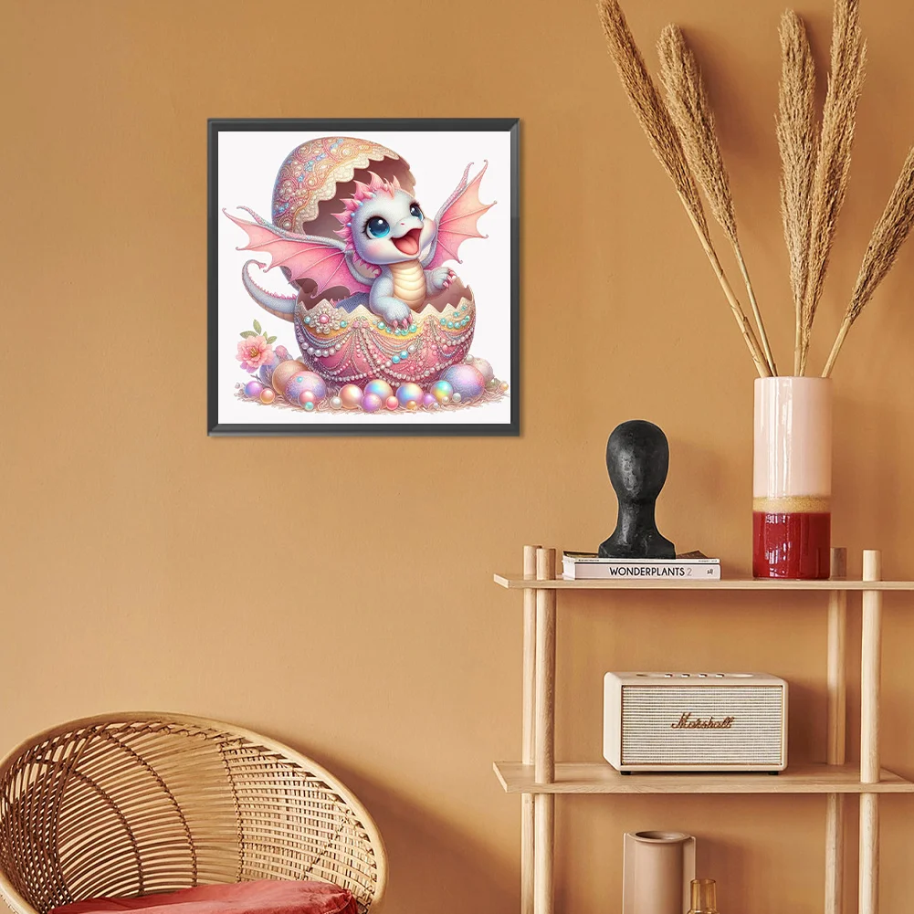 Diamond Painting - Full Round Drill - Jeweled Dragon Egg(Canvas|30*30cm)