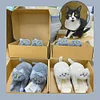 Gioiacombo&trade; Autunno e inverno nuove scarpe da casa peluche gatto super carino