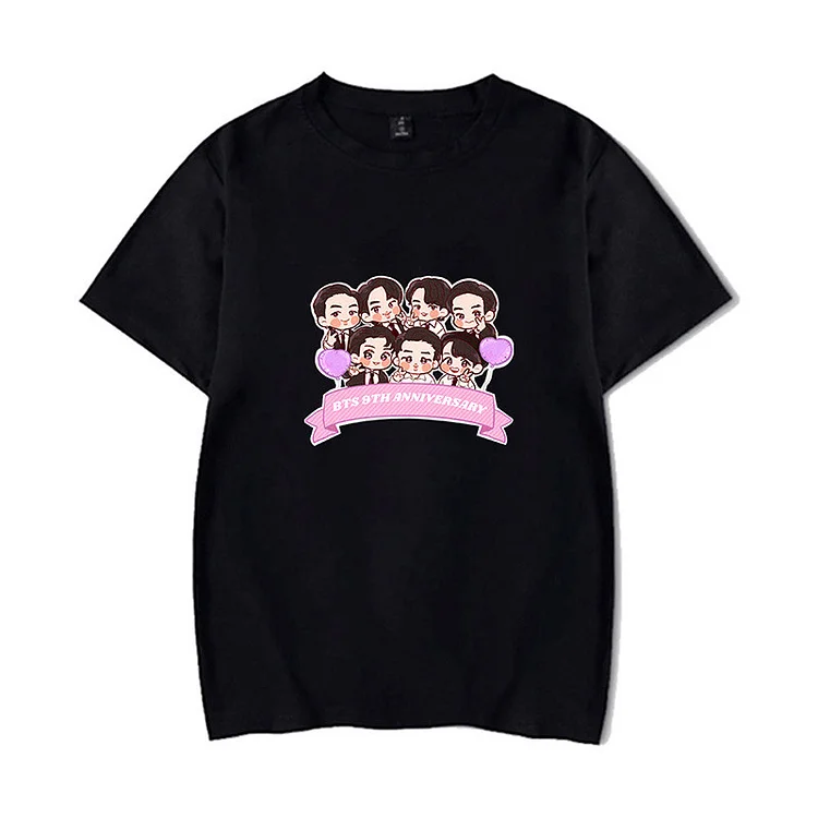 BTS Proof Album Yet To Come Cartoon T-shirt