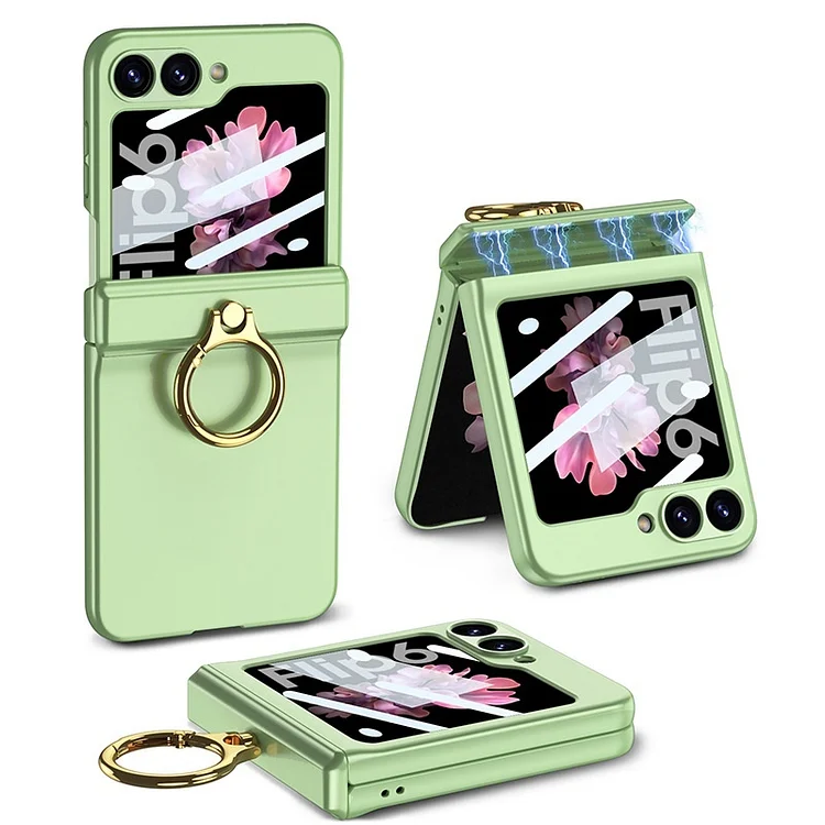 Magnetic All-included Shockproof Phone Cover with Ring