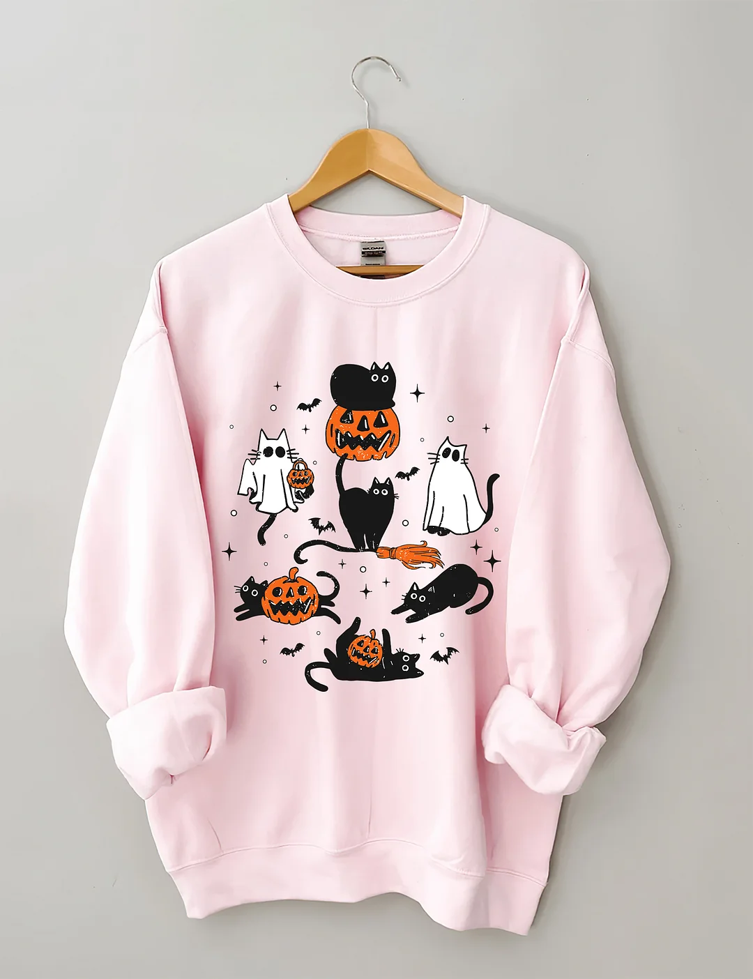 Halloween Ghost Cats Sweatshirt