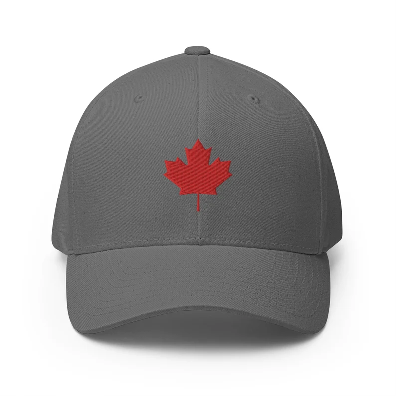Comstylish Canadian Maple Leaf Embroidered Baseball Cap