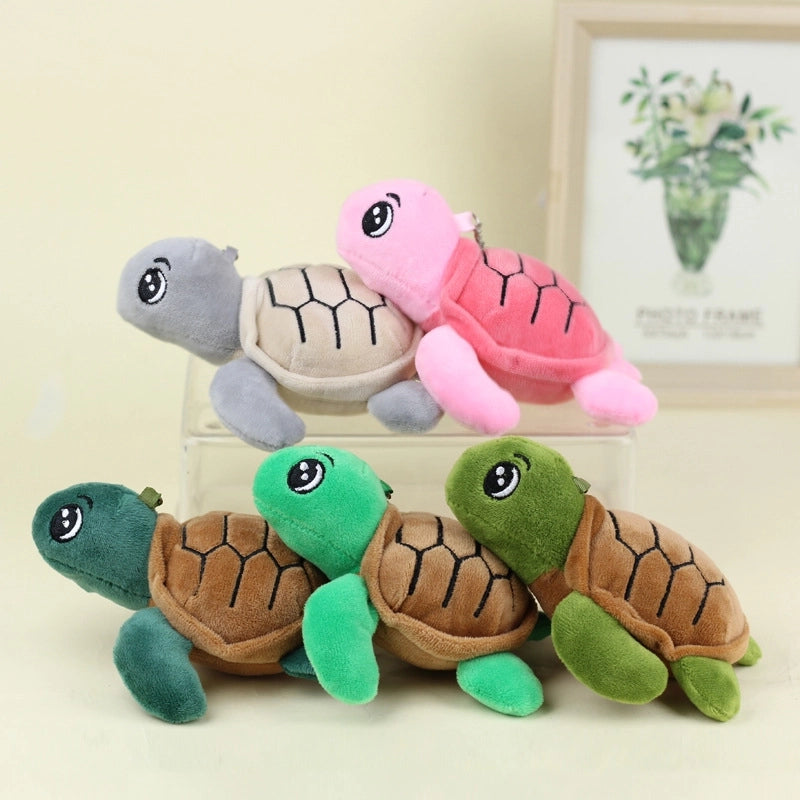 Cartoon Marine Animal Large Turtle Plush Toy Small Turtle Doll Pendant Keychain Bag Pendant