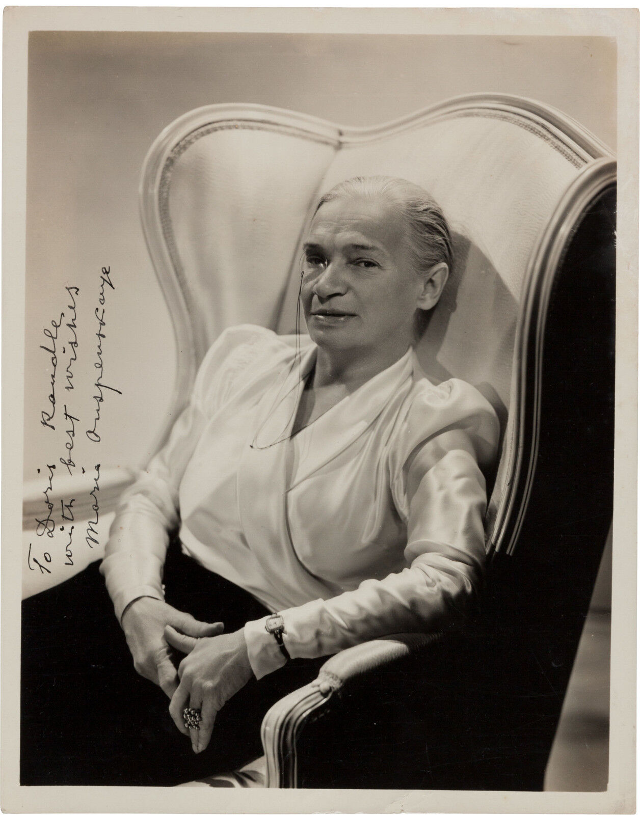 MARIA OUSPENSKAYA Signed Photo Poster paintinggraph - Film Actress - preprint