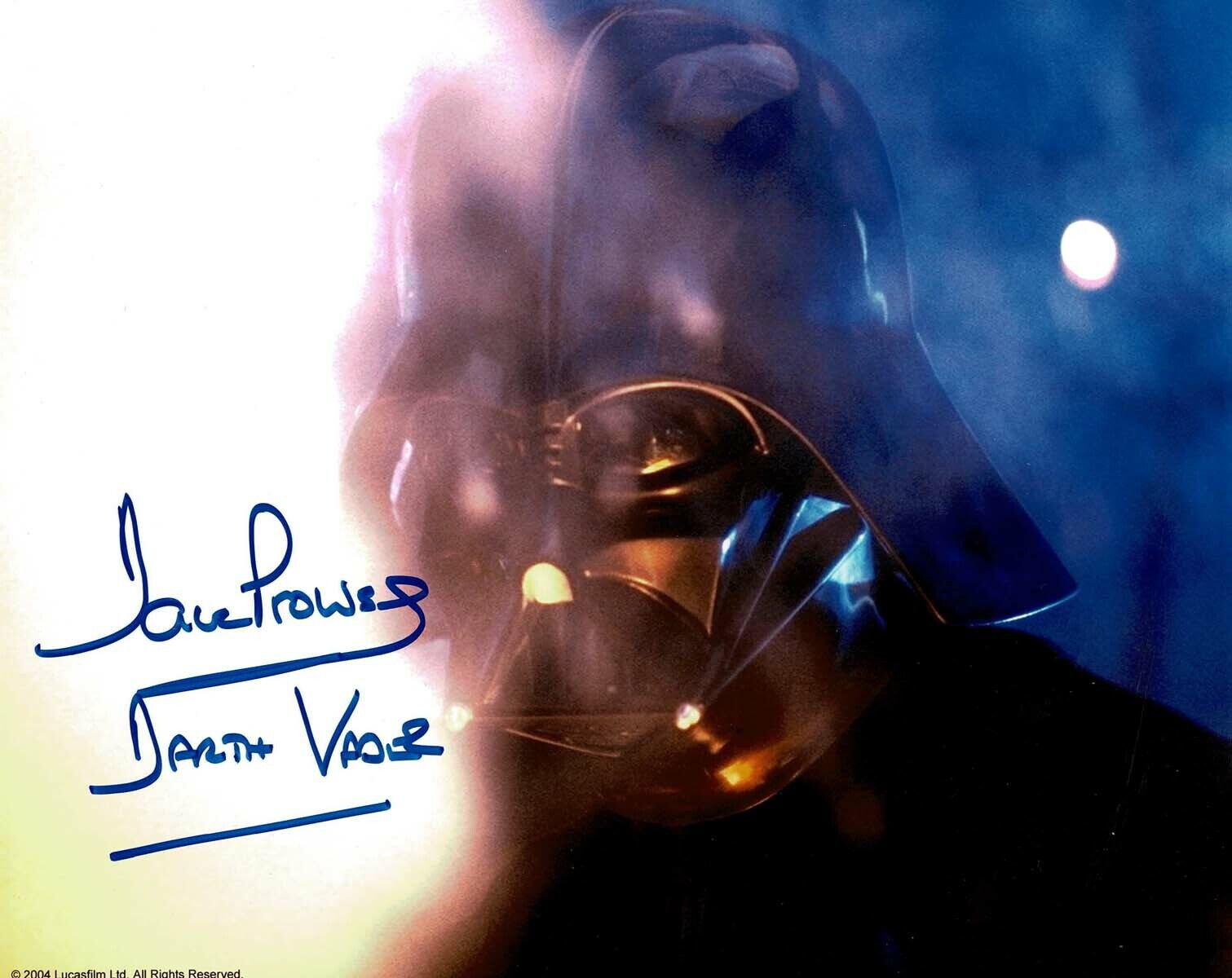 Dave PROWSE SIGNED Autograph Darth VADER Star Wars 10x8 Photo Poster painting 3 AFTAL COA