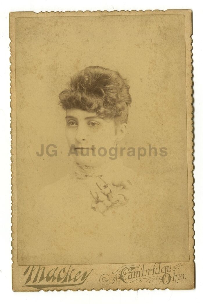 19th Century Fashion - 19th Century Cabinet Card Photo Poster paintinggraph - Cambridge, OH