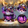 Diamond Painting Acrylic Halloween Magic Table Top Ornament Kits