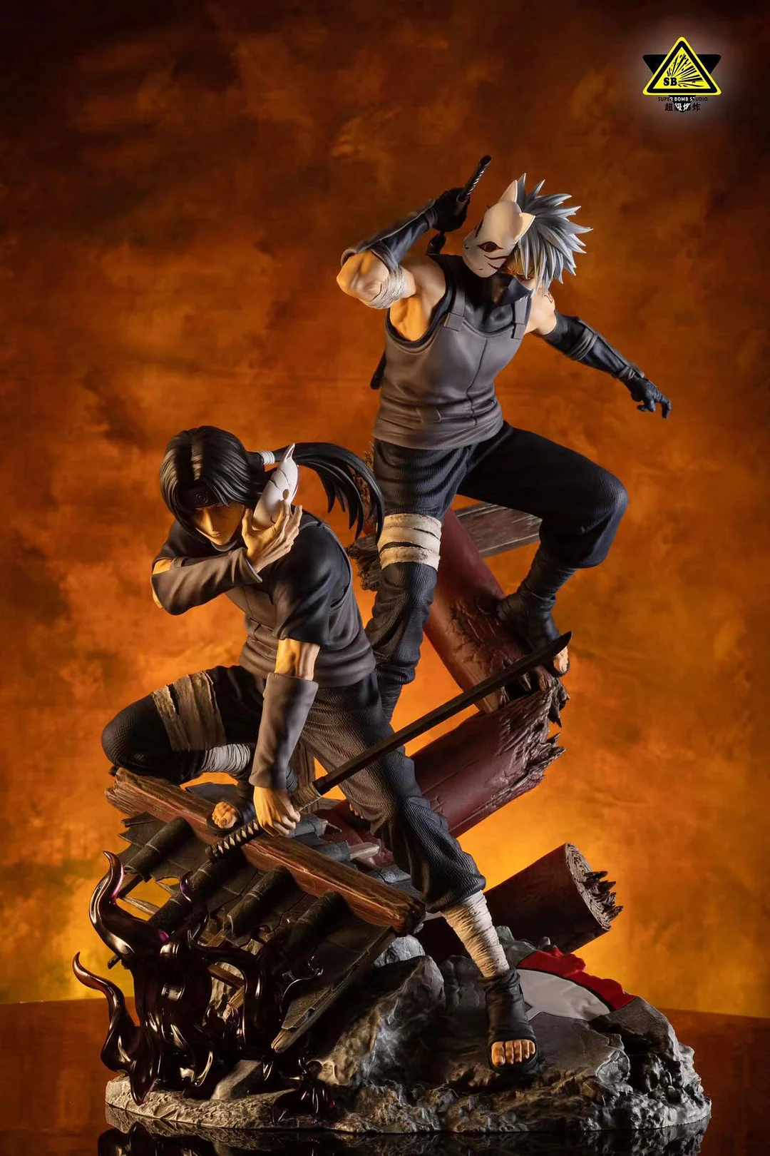 itachi uchiha anbu with kakashi