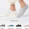 Unisex 4 Pairs Ultra Thin Liner Socks Non Slip Nylon Socks
