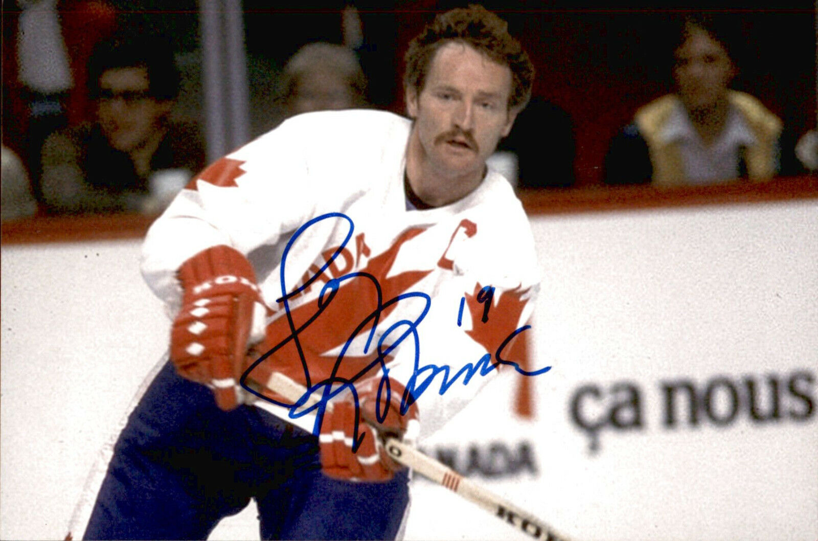 Larry Robinson SIGNED autographed 4x6 Photo Poster painting TEAM CANADA / MONTREAL CANADIENS #2