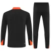 Brazil 25-26 1/4 Zip Tracksuit  black Chandal