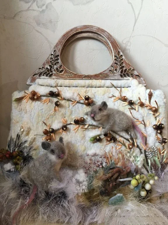 Handbag "Zimovye"
