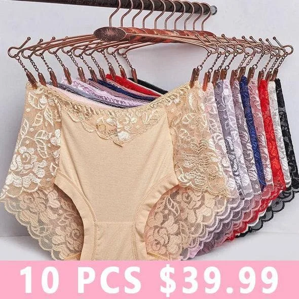 [ PAY1 GET 10 ]Oversized Lace Panties