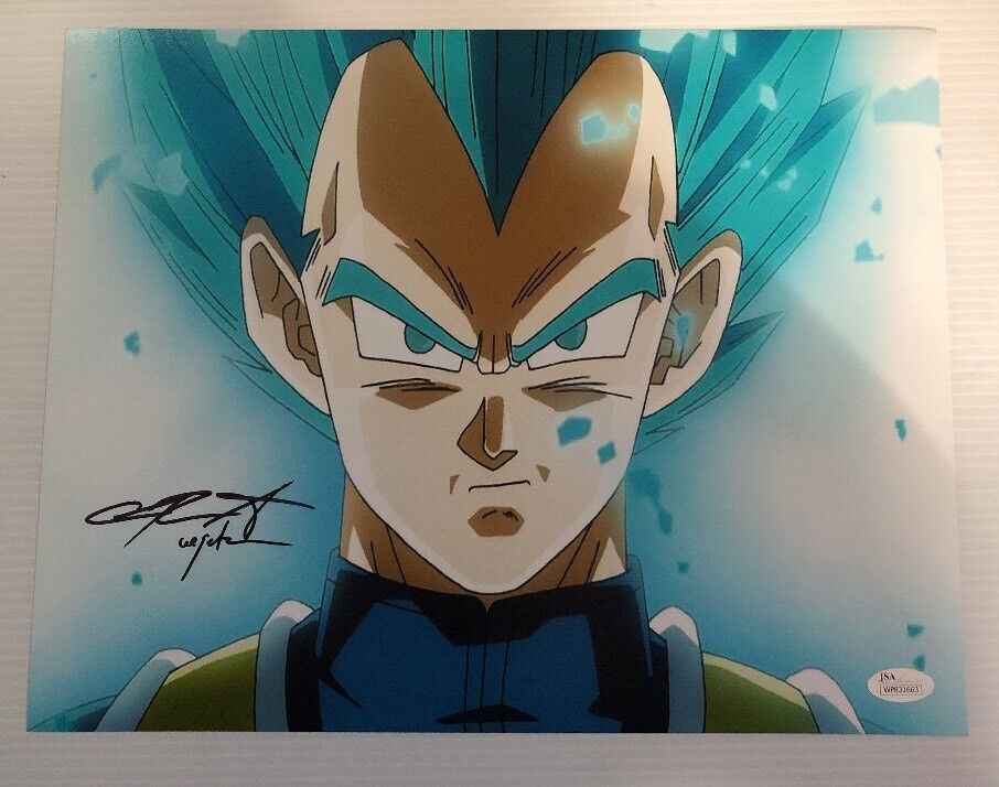 Chris Sabat Signed Autographed 11x14 Photo Poster painting Dragon Ball Z Vegeta JSA COA 28