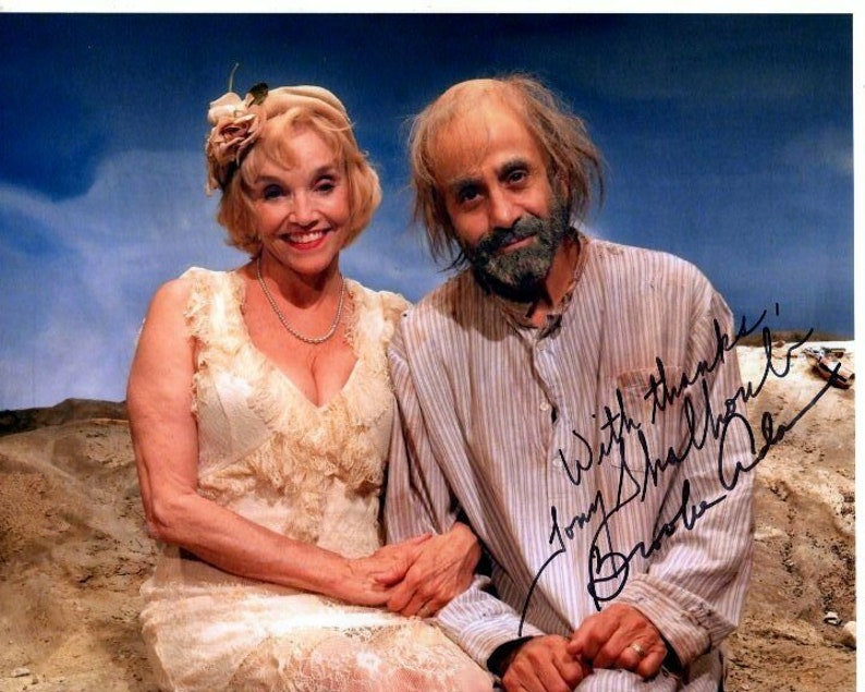 Brooke adams and tony shalhoub signed samuel becketts happy days 8x10 Photo Poster painting