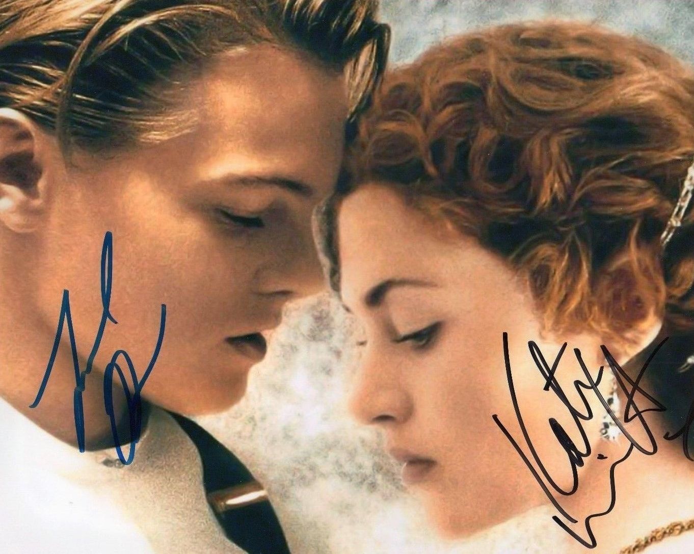 TITANIC - DICAPRIO & WINSLET AUTOGRAPHED SIGNED A4 PP POSTER Photo Poster painting PRINT 4