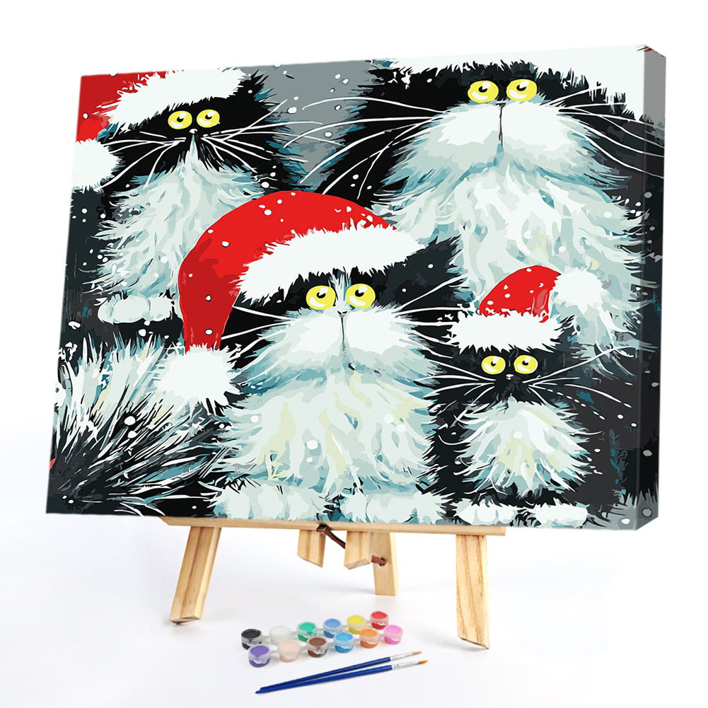 

50*40cm - Painting By Numbers - Cat, 501 Original