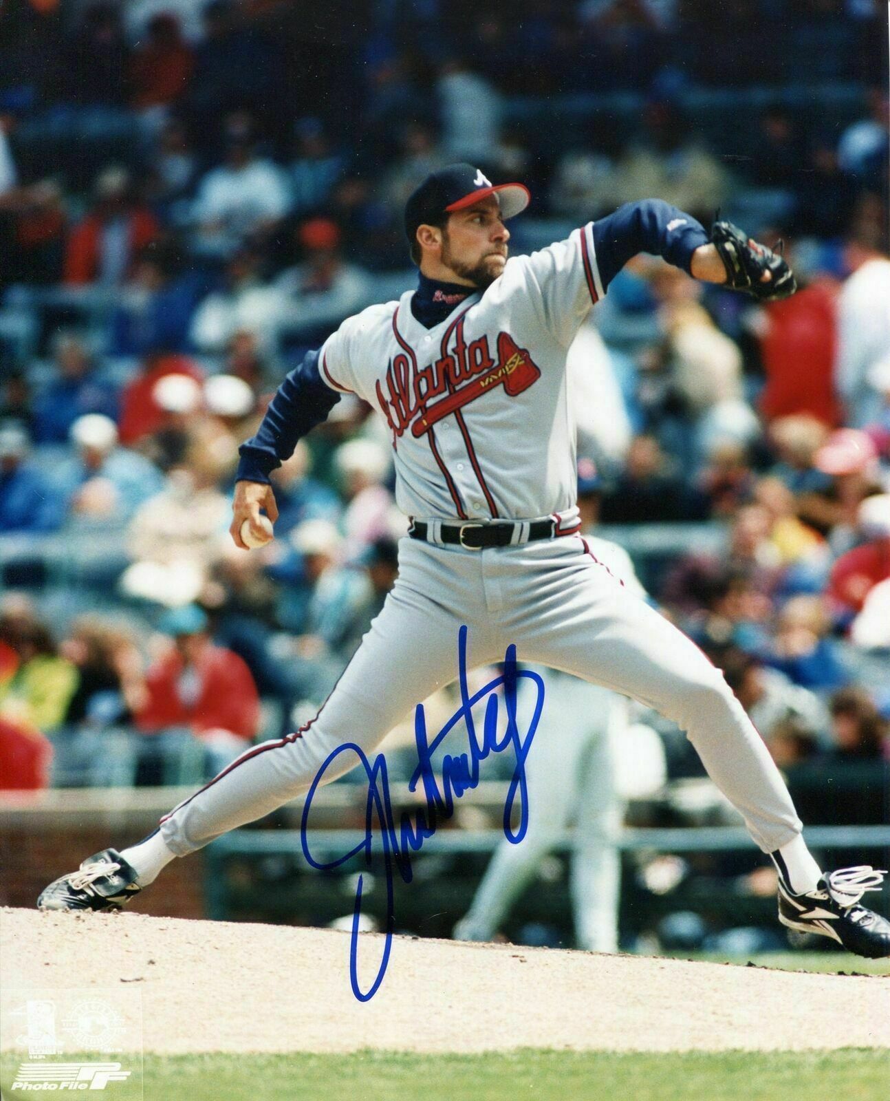 John Smoltz Autographed Signed 8x10 Photo Poster painting ( HOF Braves ) REPRINT