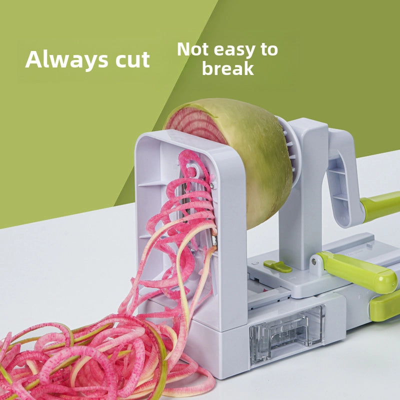 FDA Certified Hand Roller Multifunctional Vegetable Cutter Radish Manual Grater Waterfall Potato Shredded Thread Cutter