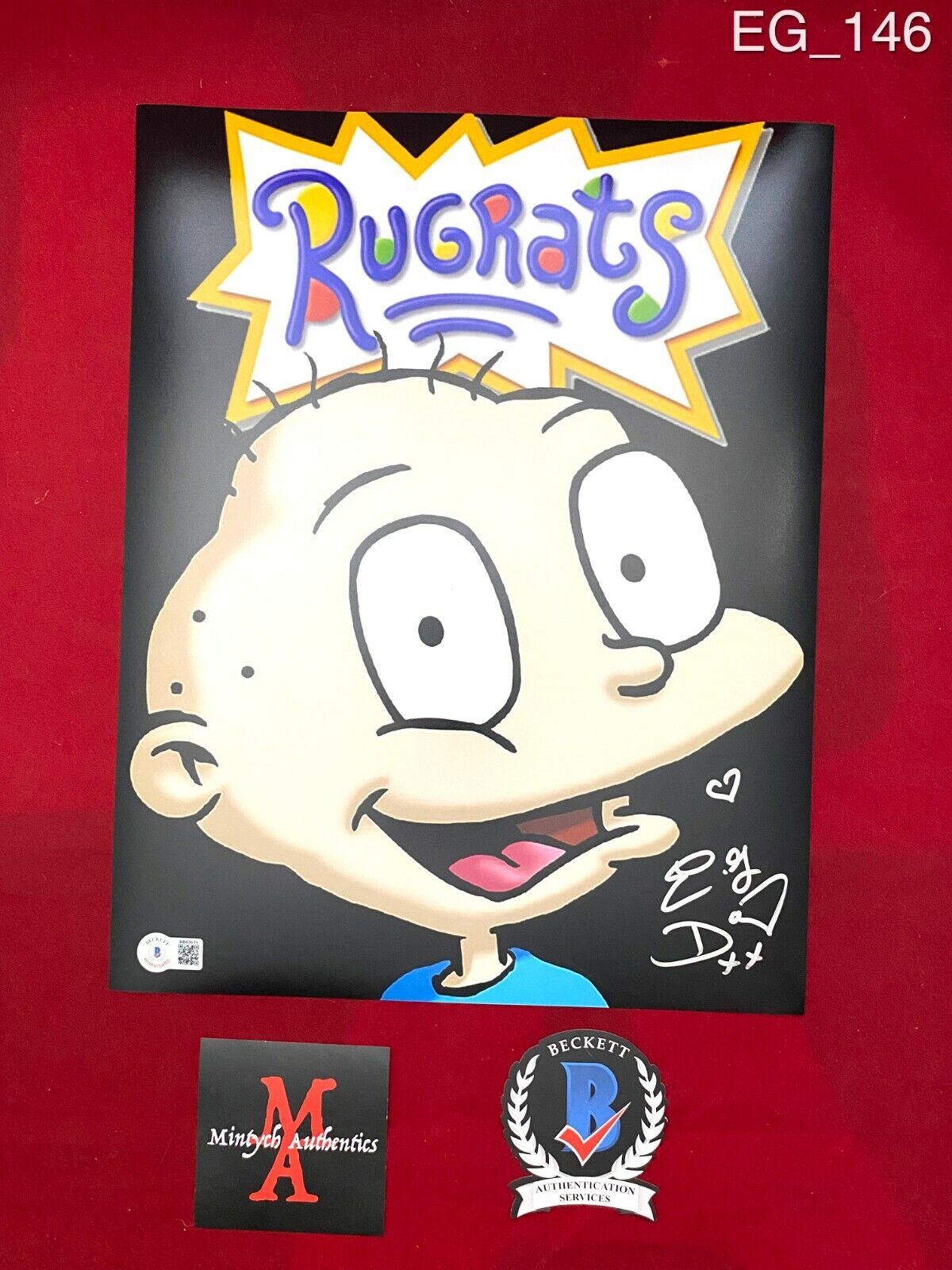 ELIZABETH E.G. DAILY AUTOGRAPHED SIGNED 11x14 Photo Poster painting! RUGRATS! BECKETT COA!