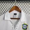 Retro 2004 Brazil White Soccer Jersey