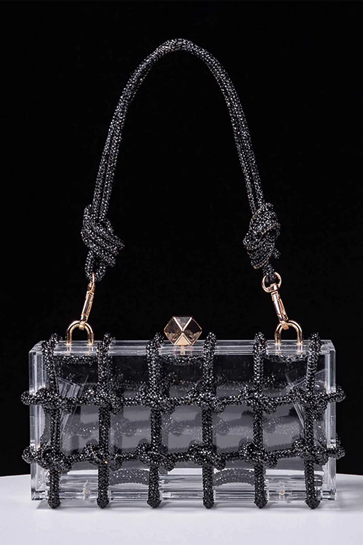 Rhinestone Clear Shoulder Bag