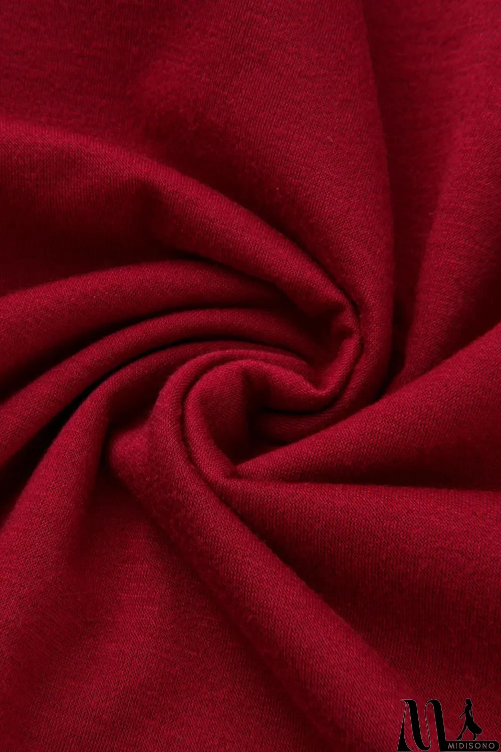 MidiSono - Red Fashion Casual Letter Print Fold Hooded Collar Long Sleeve Two Pieces