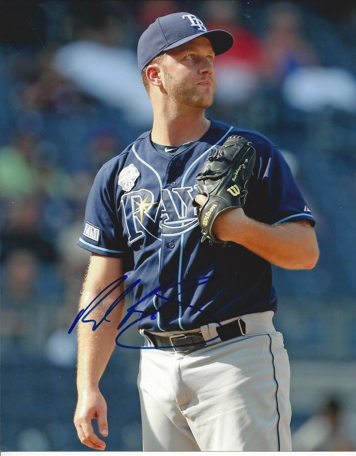 Brad Boxberger autographed 8x10 Tampa Bay Rays#S859