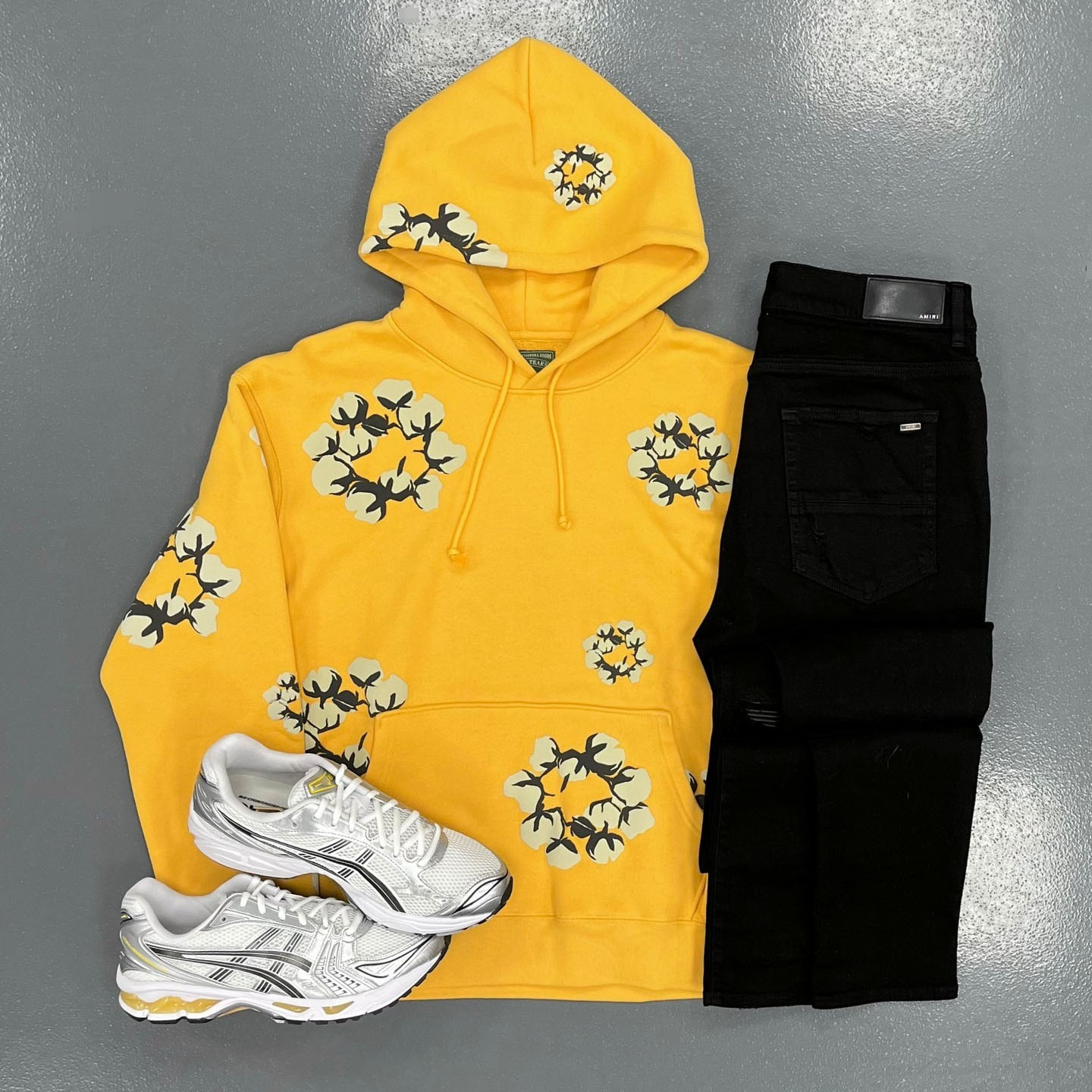 Cactus Tears Wreath Cotton Long Sleeve Hoodie