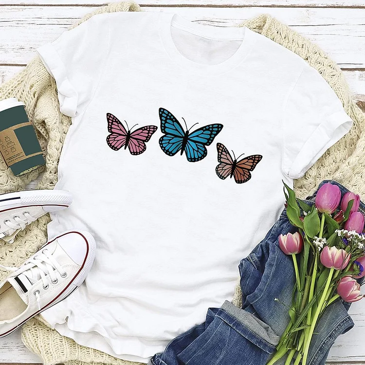Butterfly Insect T-shirt Tee -04281-Annaletters