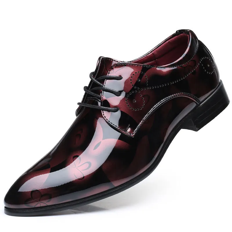 Churchf Churchf 2283 Pointed Leather Shoes Plus Size Men's Shoes Party Crystal Leather Shoes Men 38-48 Spot Quick Hair