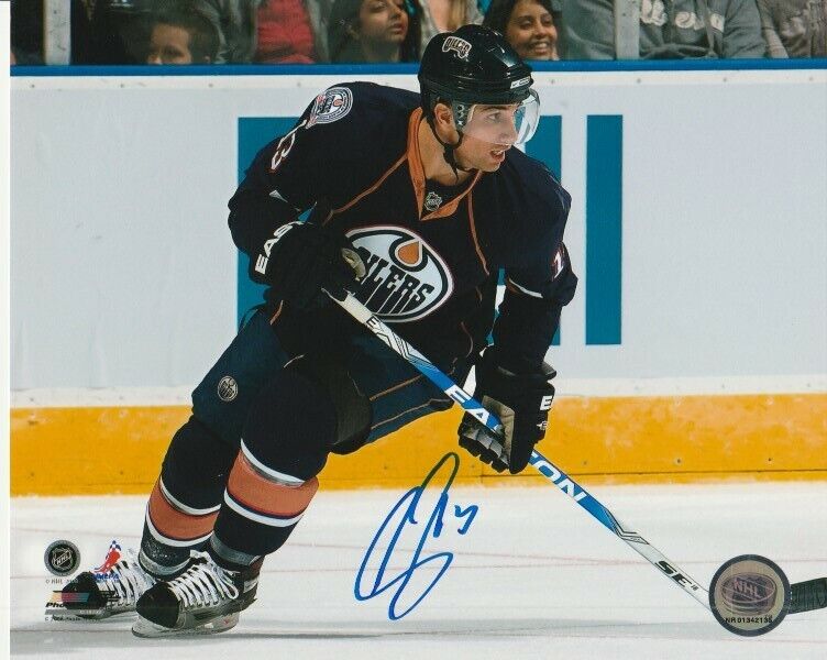 ANDREW COGLIANO SIGNED EDMONTON OILERS 8x10 Photo Poster painting #1 Autograph