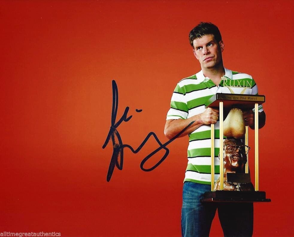 ACTOR COMEDIAN STEVE RANNAZZISI SIGNED 'THE LEAGUE' 8X10 Photo Poster painting B W/COA KEVIN