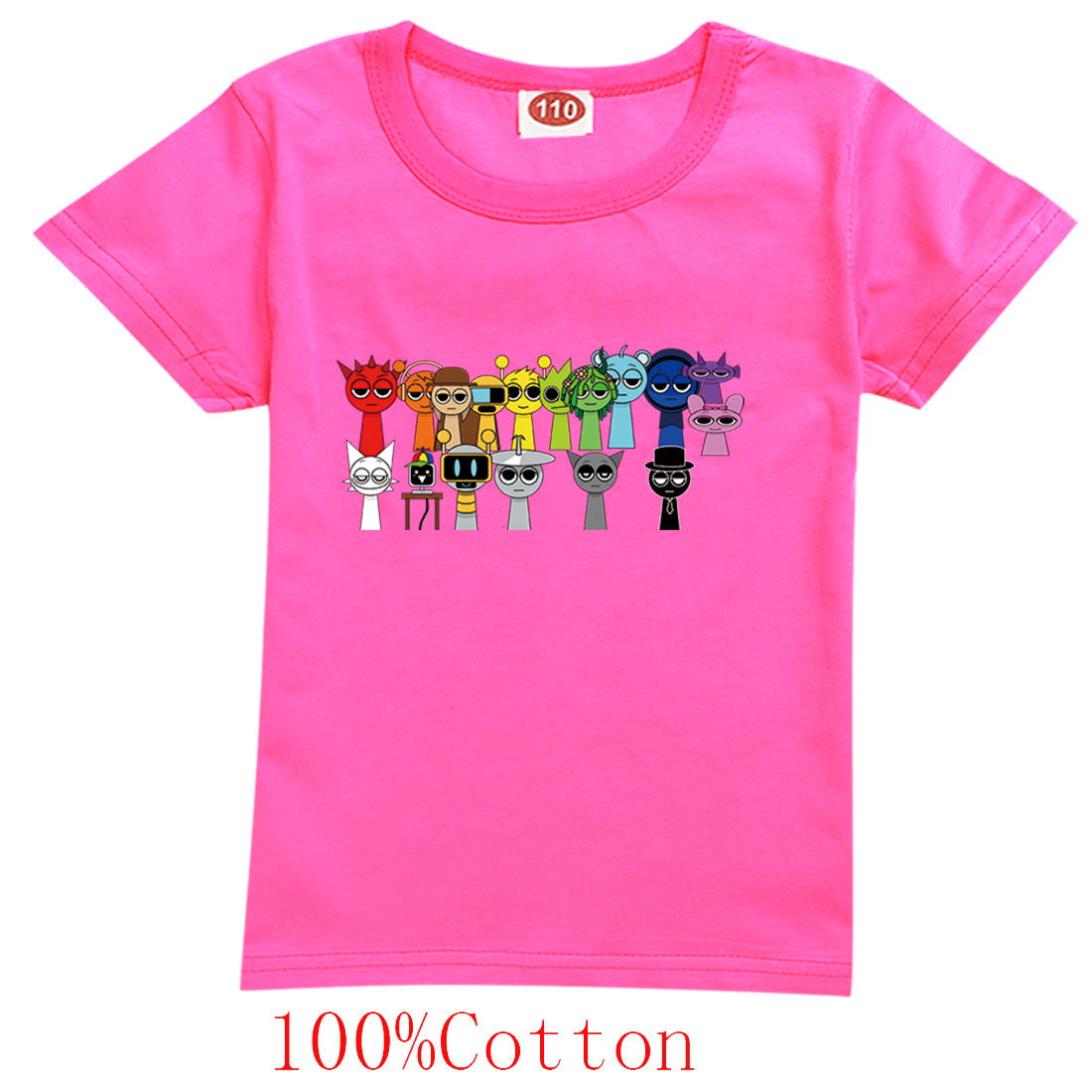 Sprunki Cosplay Colthing | Sprunki Plush Character T-shirt
