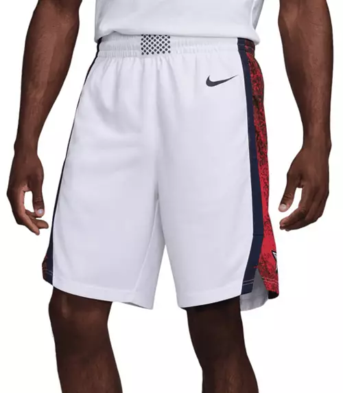 Men's USA Basketball  Blue 2024 Summer Olympics Swingman Shorts--White mysite
